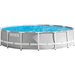 Intex Frame Pool Set Prism Rondo Ø 427 x 107 cm | Rundpool Komplettset