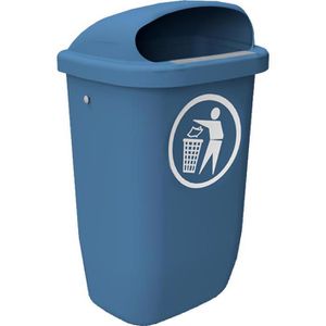 Sulo Mülleimer 2001179 , blau, aus Kunststoff, Wandmontage, 50 Liter
