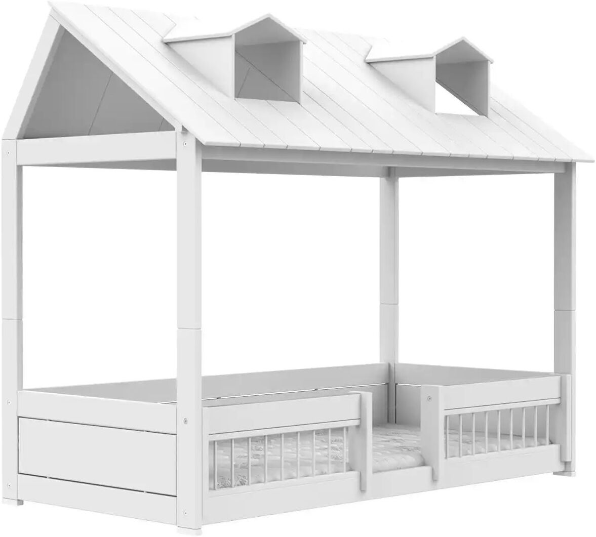 Lifetime 2-in-1 Hausbett  Beach House ¦ weiß ¦ Maße (cm): B: 211 H: 179 T: 114.0