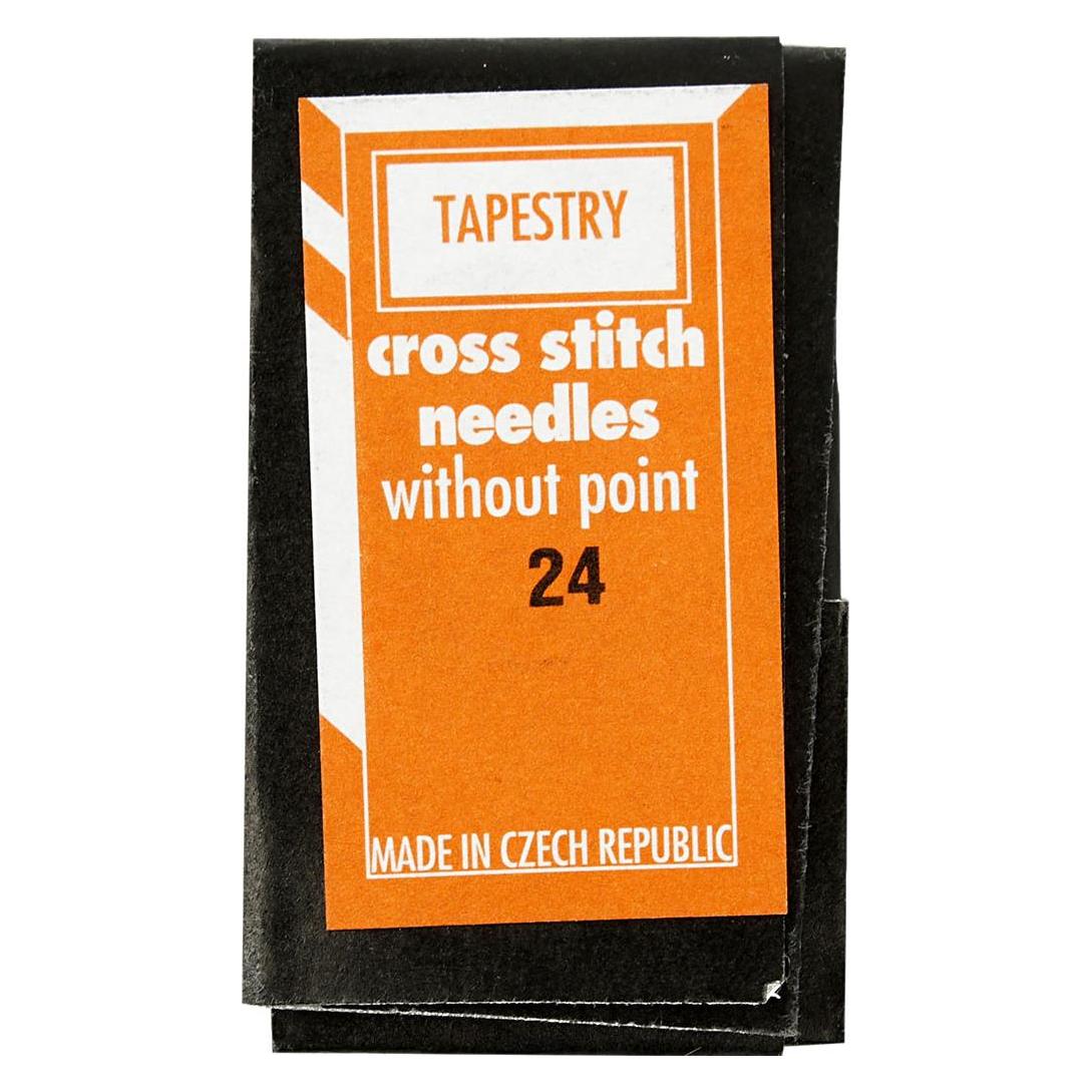 Creativ Company Sticknadeln 36 mm Länge Öhr 6 mm Grösse 24 - 25 Stück. (5707167150993)