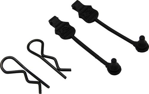 Reely 1:8 Karosserieklammern-Grip Schwarz 1 Paar