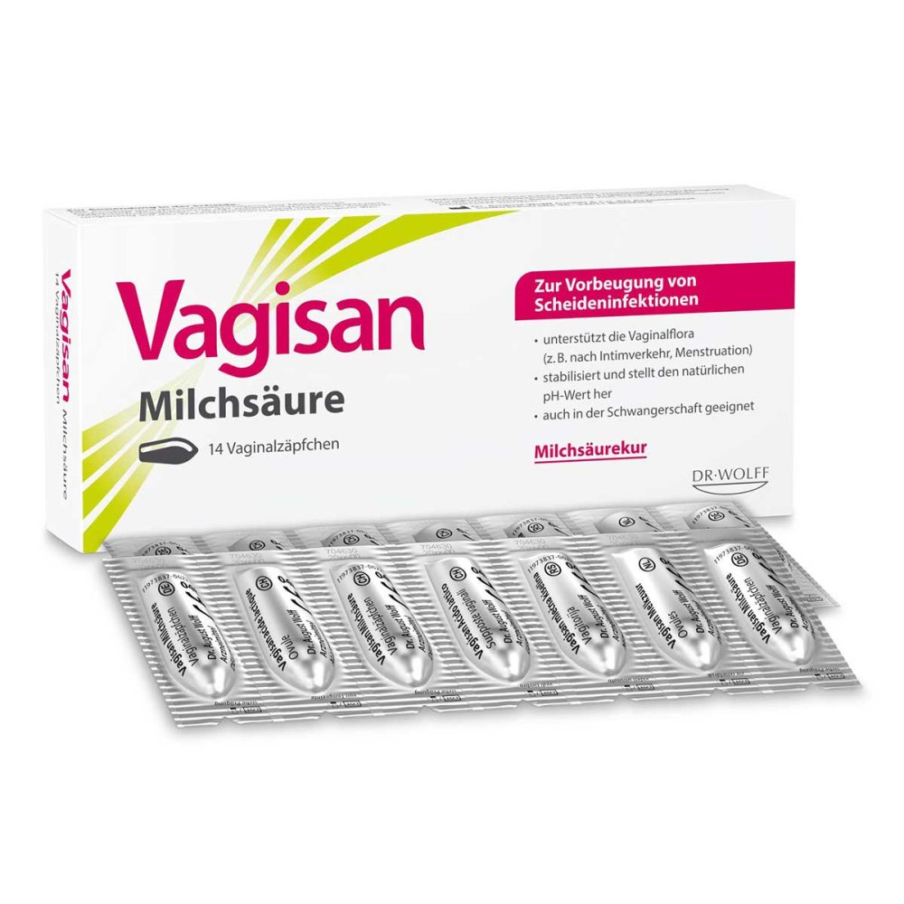 Dr. August Wolff GmbH & Co. KG Arzneimittel Vagisan Milchsäure Vaginalzäpfchen 00003441