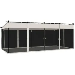 vidaXL, Pavillon, Bewonor (mit Netz) (598 cm, 297 cm)