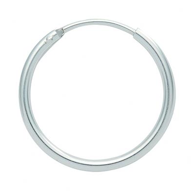 Paar Creolen ADELIA´S "Damen Silberschmuck 1 Paar 925 Silber Ohrringe / Creolen Ø 44 mm", silber, Ohrringe, Damen, Damen, Silber 925 (Sterlingsilber), 925 Sterling Silber Silberschmuck für Damen