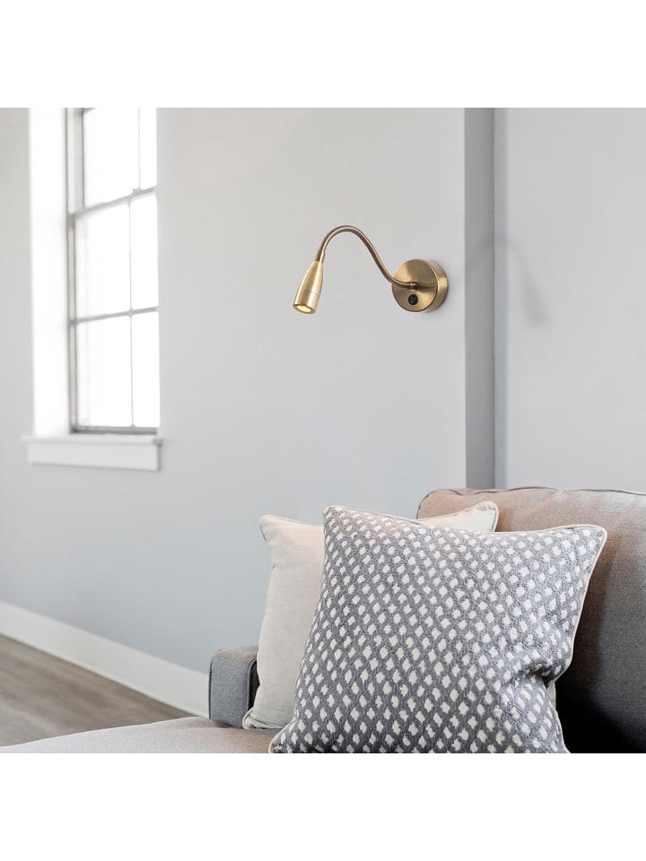 Opviq Wandleuchte in Gold - (L)40 cm - onesize