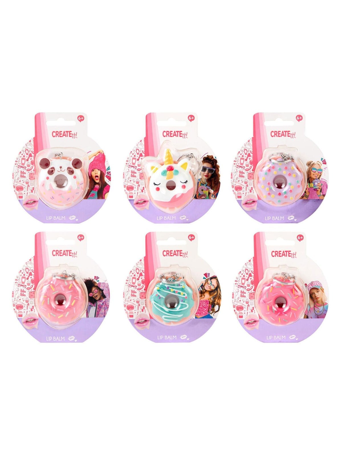 Canenco Create it! Donut Lip Balm Keychain