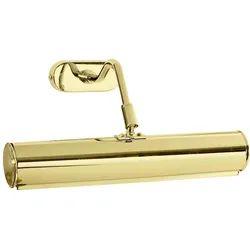 Licht-Erlebnisse, Bilderleuchte + Spiegelleuchte, Wandlampe Applique Quadro Messing (E14)