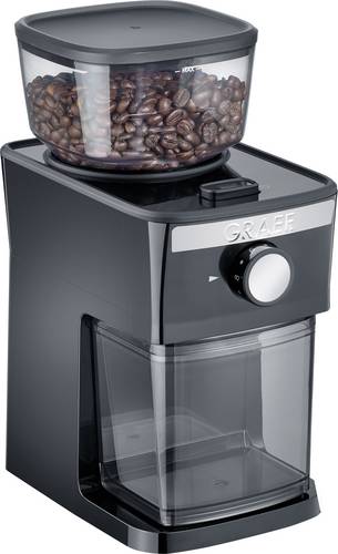 Graef CM252 CM252EU Kaffeemühle Schwarz Edelstahl-Scheibenmahlwerk
