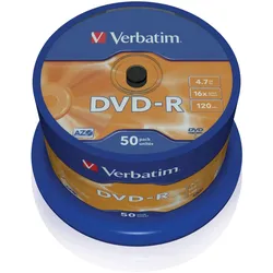 Verbatim DVD-R Matt Silver 4,7 GB 50 Stück(e)