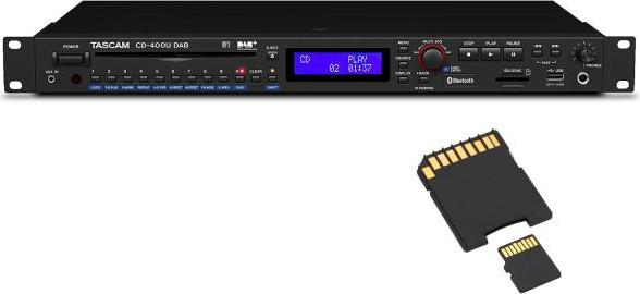 Tascam Medien-Player CD400UDAB mit Speicherkarte