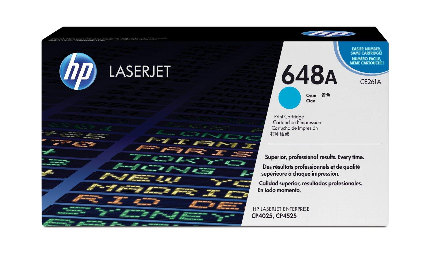 HP Inc. HP Original 648A Toner cyan 11.000 Seiten (CE261A)
