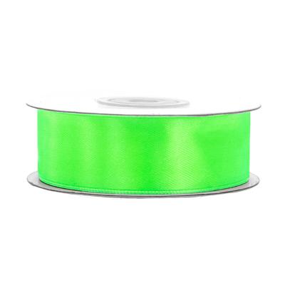 Creativery 25mm Satinband 25m Schleifenband Geschenkband Stoffband Bänder Uni Apfelgrün