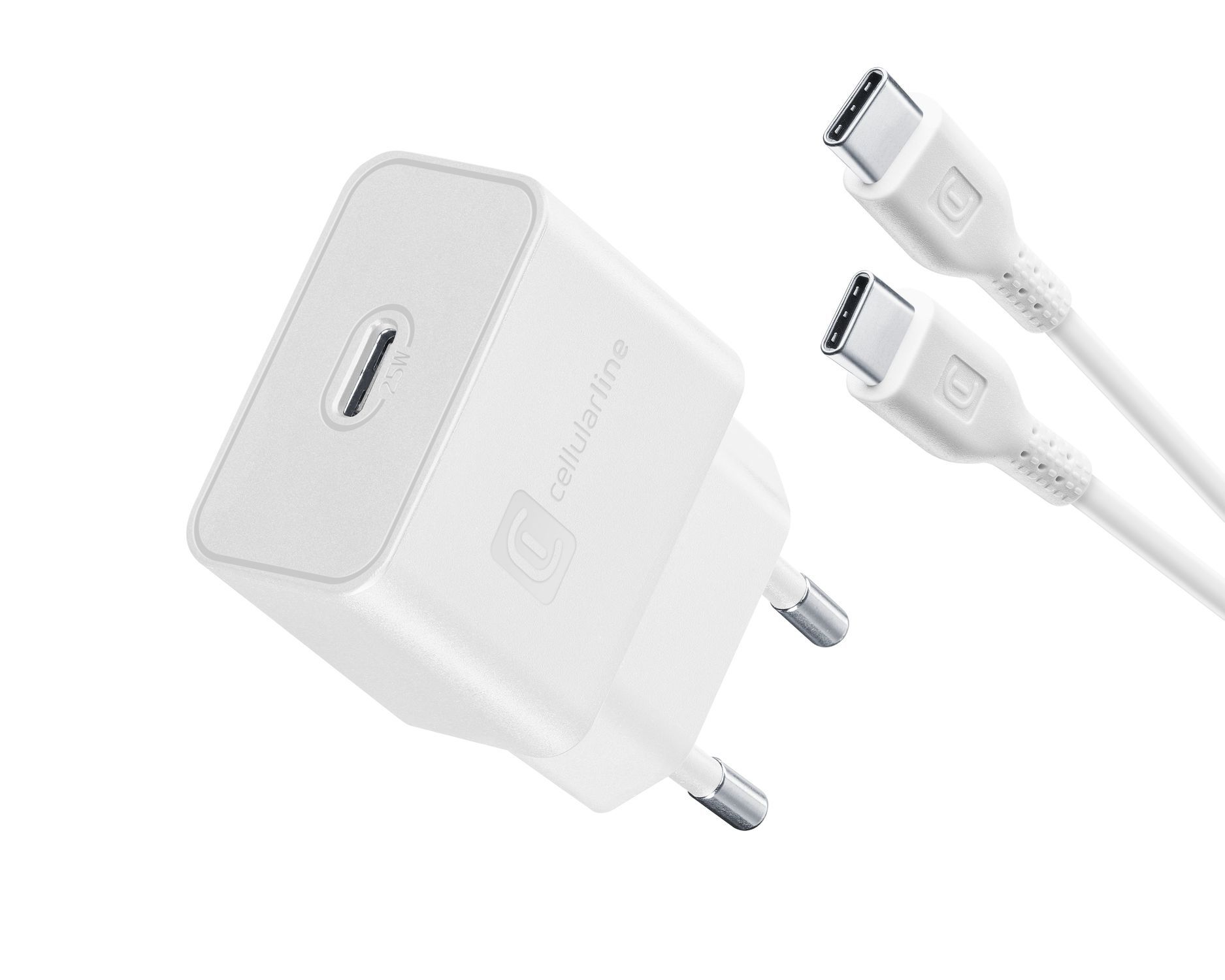 Cellular Line Super Fast Charger Kit 25W - USB-C to USB-C - Samsung 60231