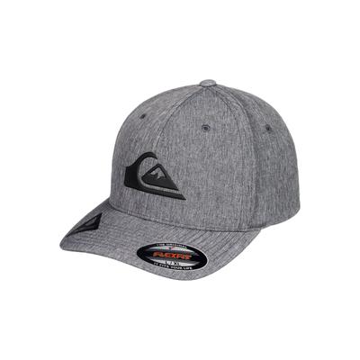Flex Cap QUIKSILVER "Amped Up", Herren, Gr. S/M, grau (schwarz), Kunstfaser, Caps