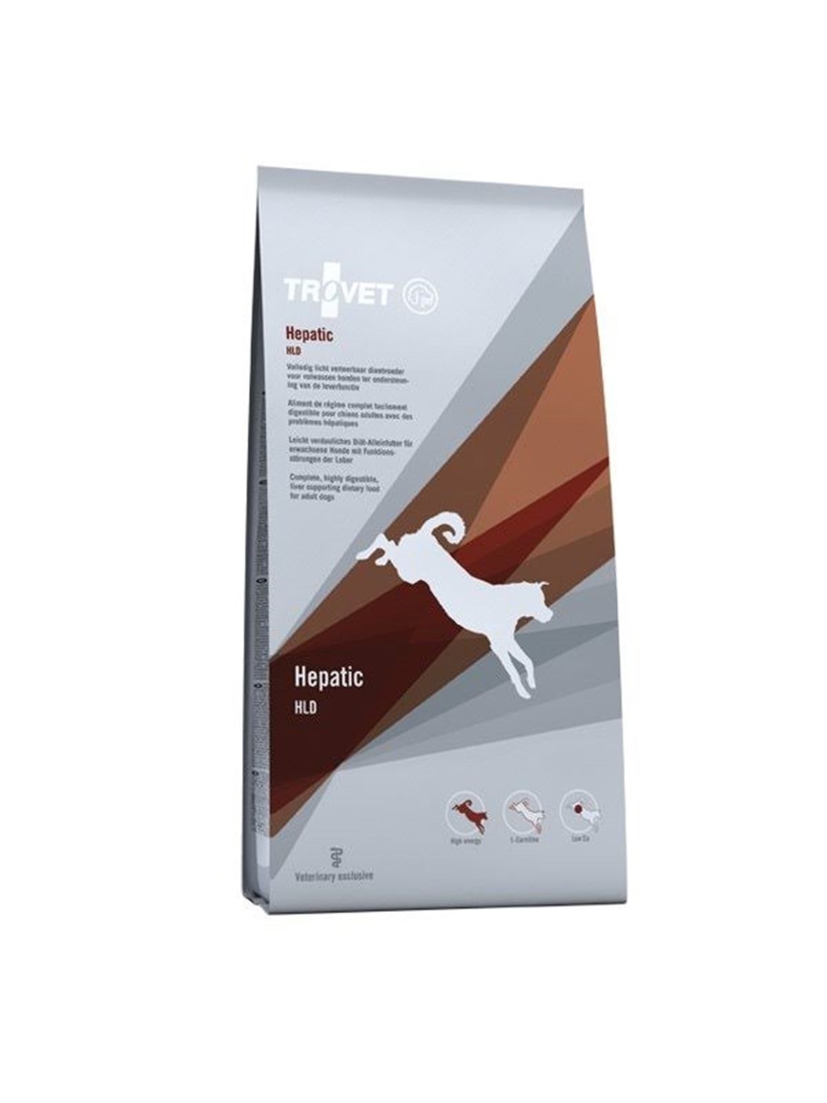 TROVET Hepatic HLD mit Huhn - Trockenfutter für Hunde - 12,5kg