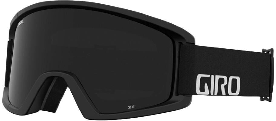 Skibrille GIRO "Semi Flash", schwarz, Sportbrillen, Skibrille schwarz Einheitsgröße