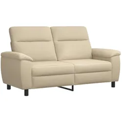 vidaXL, Sofa + Bettsofa, Sofa Creme 178 x 90 x 95 cm Stoff (2-Sitzer)