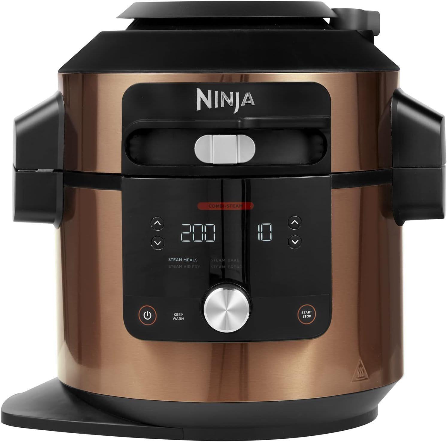 NINJA Multikocher Speed 10in1 Multikocher 4,7L Schnellkochtopf Heißluftfritteuse Fryer, 1760,00 W, 4,70 l Schüssel, mit Fritteuse, Elektrisch 7,5 L