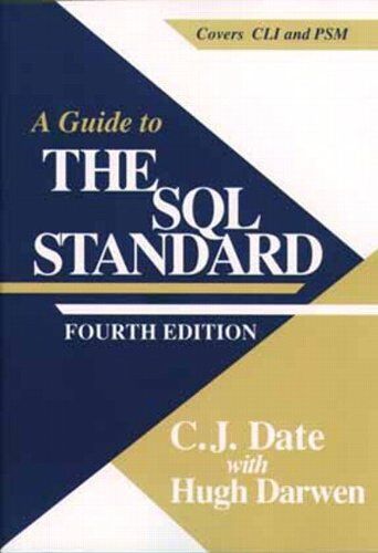 Date, Chris J. - A Guide to SQL Standard - Preis vom 09.10.2026 07:28:09 h