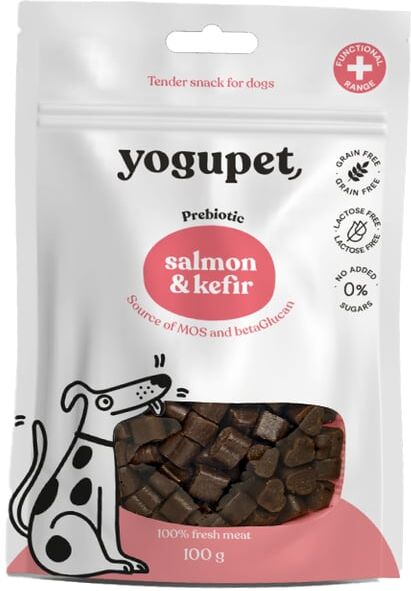Yogupet Snack Salmón & Kéfir para Perros 10 uds x 100g