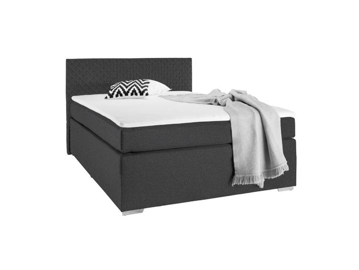 Boxspringbett Mali New in Grau ca. 140x200cm