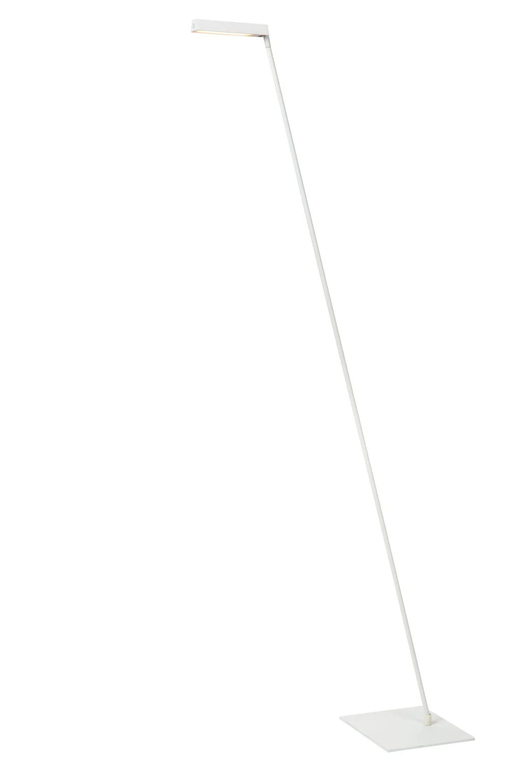 Lucide Lavale Design Vloerlamp - Wit - Dimbare LED - Touchbediening