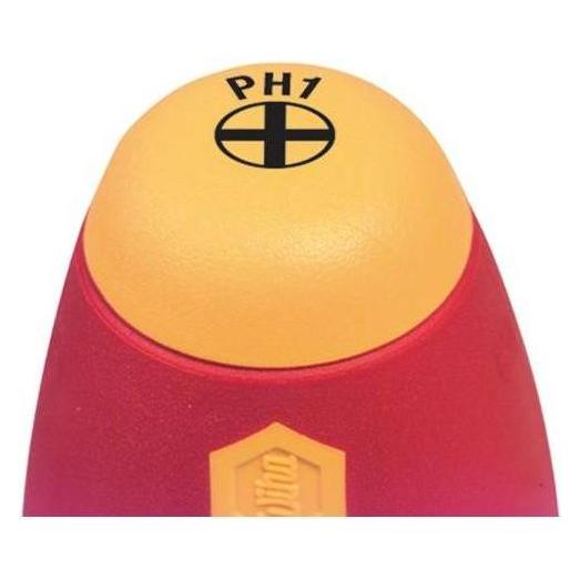 Wiha Schraubendreher Set SoftFinish electric (Phillipps-Kreuzschlitz (PH), Schlitzschrauben) (00833)