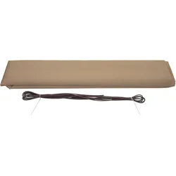 Ersatz-Bezug für Markise MCW-H27, Vollkassette Ersatzbezug Sonnenschutz 6x3m ~ Polyester sand