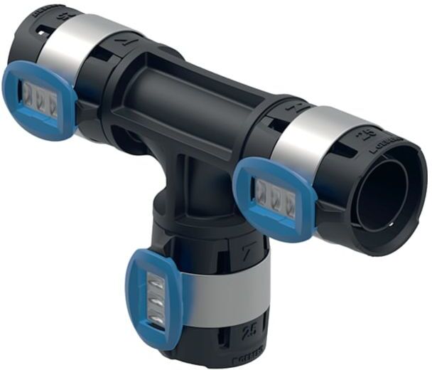 Geberit FlowFit T-Stück 620082001 DN 20, Ø 25 mm, egal