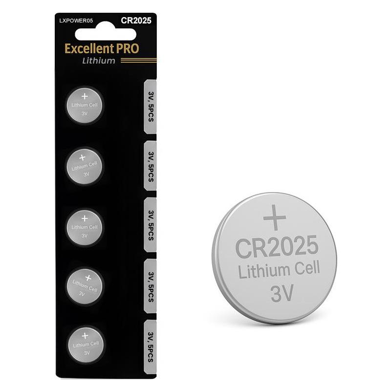 EasyTouch EXCELLENT PRO CR2025 LITHIUMBATTERIE 5 STK. 3V (5 Stk., CR2025) (36851)