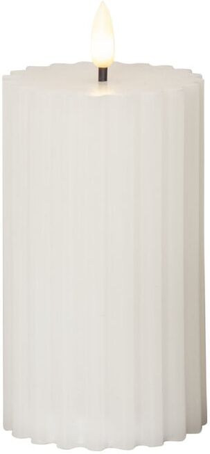 Star Bougie LED blanche 7,5 x 15 cm 061-66 (061-66)
