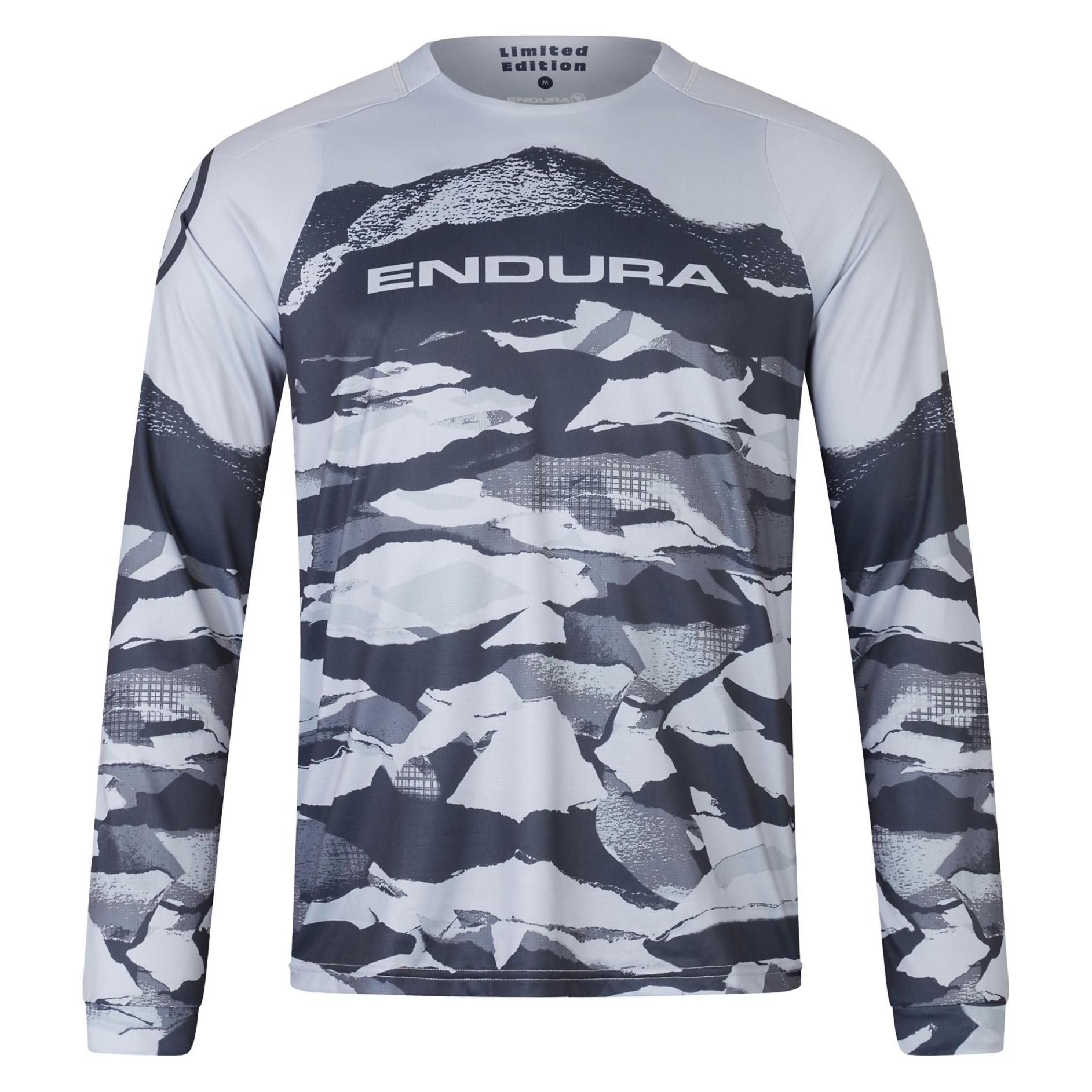Endura Mountain Camo Ltd L/S Tee Bk (S) (R-E5108BK)