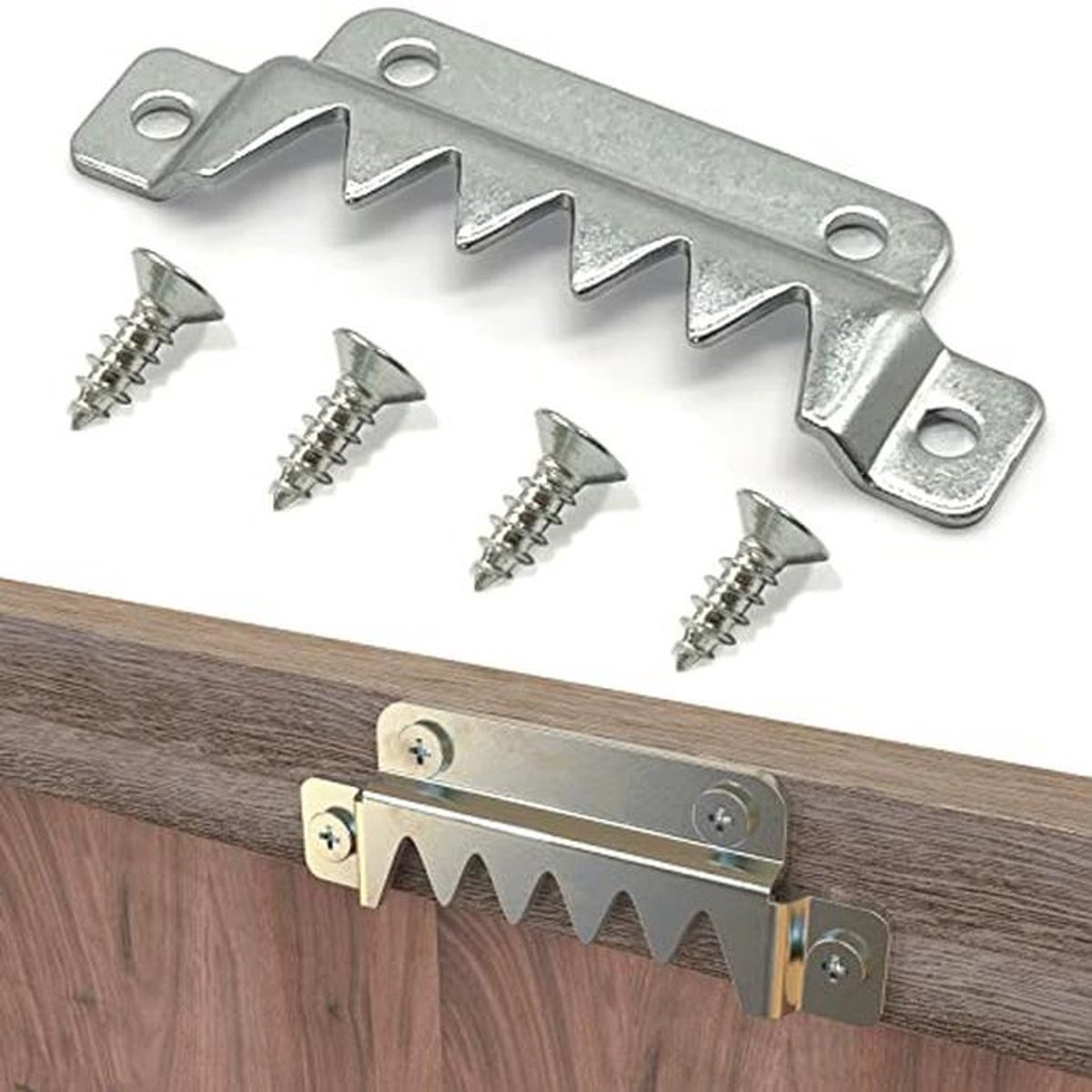 12 Stuks Zware Zaagtand Foto Hangers voor Beelden en Kunstwerken