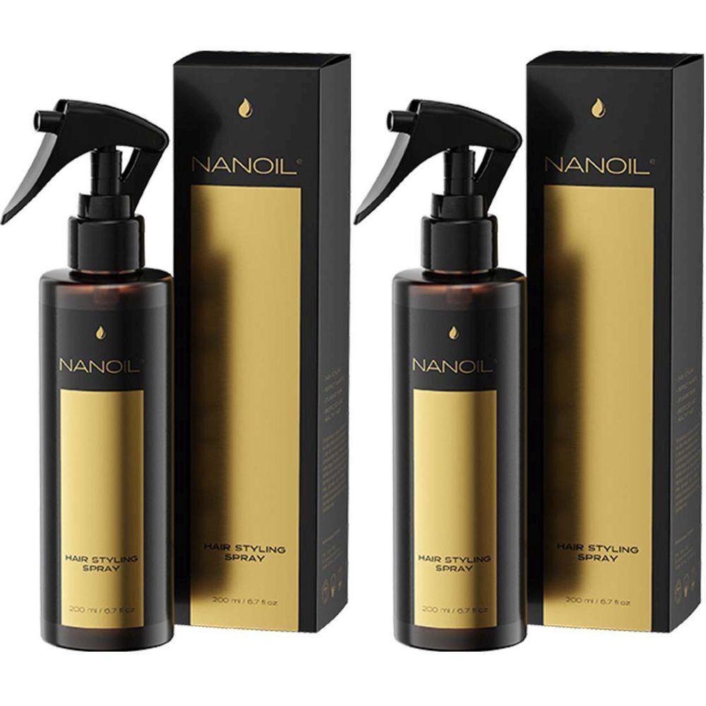 Nanoil Hair Styling Spray x2 2x200 ml