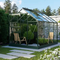 Vitavia Gewächshaus "Planet 5000" inkl. Fundament,smaragd,5,0 m2