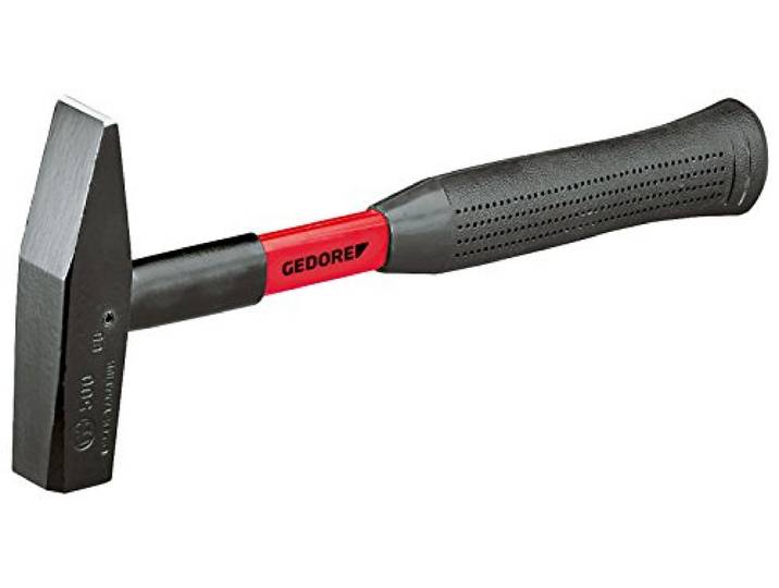 Gedore F-500 Timmermanshamer met glasvezel steel, 500 g, kleur