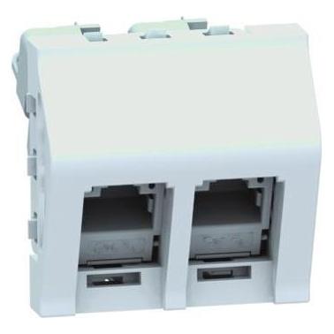 GGK M45Keystone-Adapter2Portsalpinweiss 6631 Keystone-Adapter M45 2Ports leer 1 (Keystone Modul) (6631)