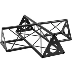 Decotruss SAC-41 Kreuzung 4-Wege, schwarz (60112326), Montage Lichttechnik, Schwarz