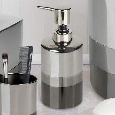 Tatara Group Triune Metal Lotion Soap Dispenser Gray , Gray