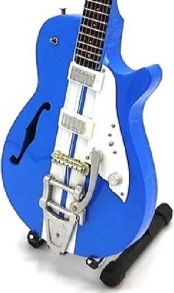 Miniatuur replica Duesenberg gitaar van Eddie Vedder - Pearl Jam