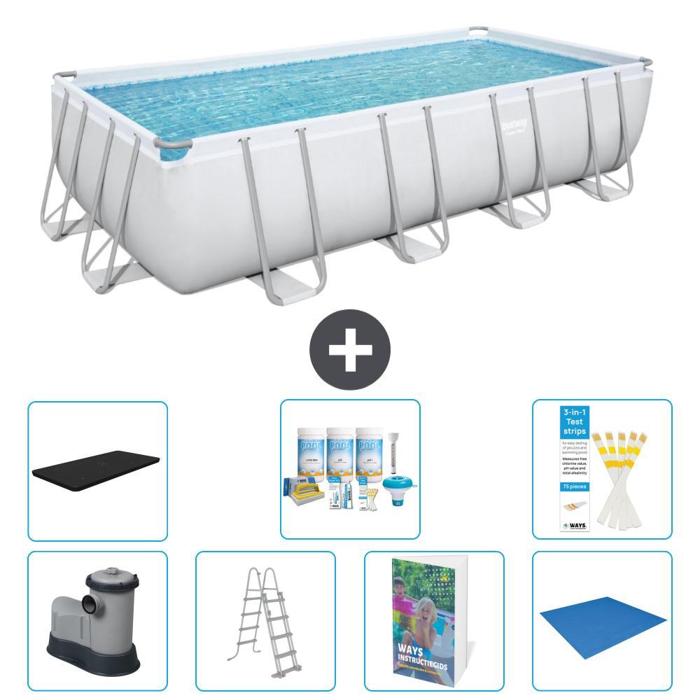 Bestway Power Steel Rechteckig - 549x274x122 cm - 6-teilig S599