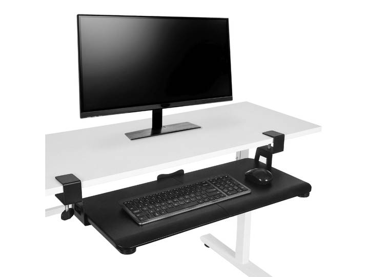 Tastaturablage ausziehbar 65 x 30 cm schwarz