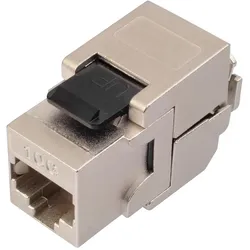 Solarix MULTIPACK 24 ks - 10G samořezný keystone CAT6A STP SXKJ-10G-STP-BK-SA (STP, CAT6a, 0.12 m), Netzwerkkabel