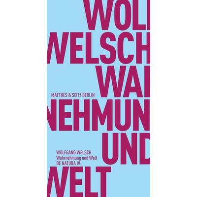 Wahrnehmung und Welt, Taschenbuch von Wolfgang Welsch, Matthes & Seitz, 978-3-95757-605-7