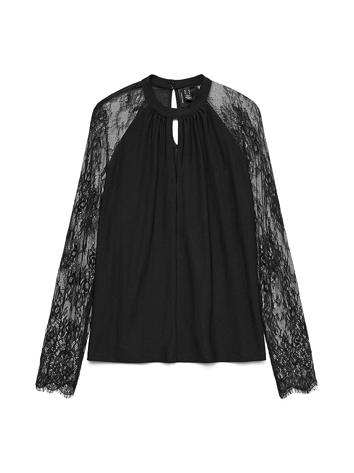 Vero Moda Bluse in Schwarz - L