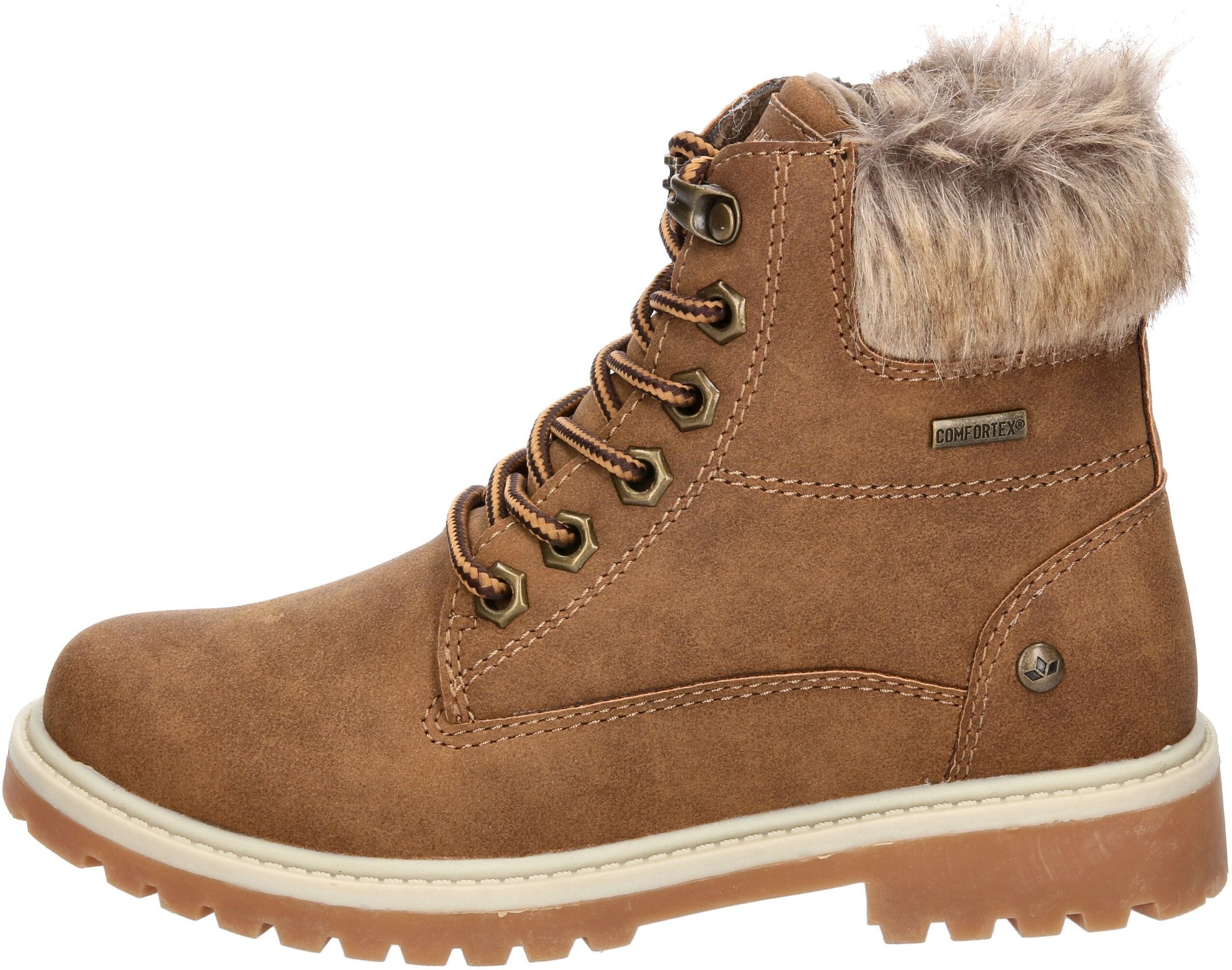 Winterstiefel LICO "Trendstiefel Anouk", Mädchen, Gr. 33, braun, Synthetik, Schuhe Winterstiefel braun 33