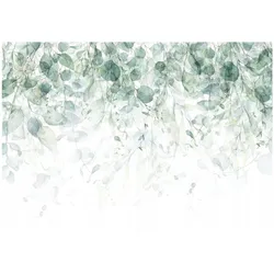 FOTOTAPETE Blätter Natur Grün Vlies Tapete Wohnzimmer 150x105