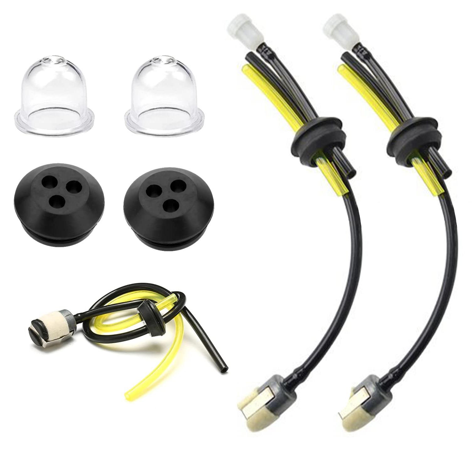 Selius Universele benzinefilterset met brandstofslang en filter, 2 sets