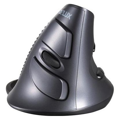 Exertis Connect ergonomische vertikal Maus, für Rechtshänder, wireless, schwarz rechtshänder Maus um Schmerzen in Ha (Kabellos) (225123)