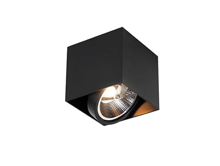 Qazqa Spot design carré noir AR111 - Coffret